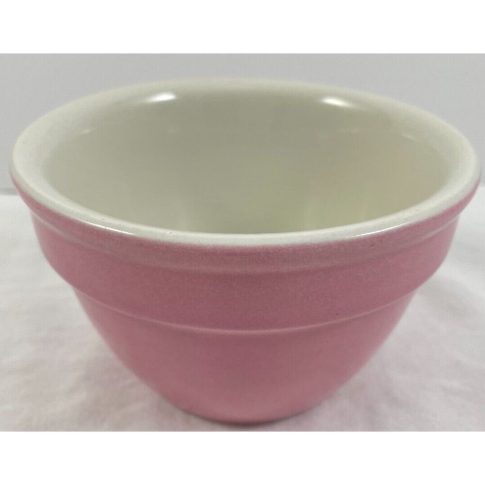 Pink Hall Custard Bowl 1091 USA Vintage Small 2.75"H x 4.5"W